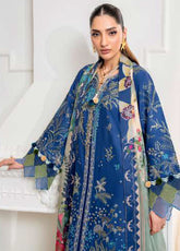Aezel By Roheenaz Embroidered Cambric 3 Piece Unstitched Suit RNZ25AEC D-1A INSHA